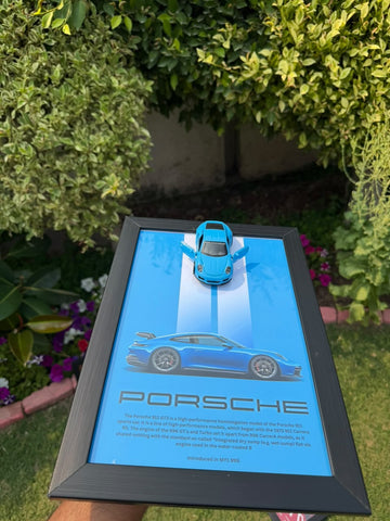 Porsche Diecast Car Frame | 3 Designs Available