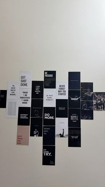 Motivational Posters A5 | Premium Glossy Finish | Framery