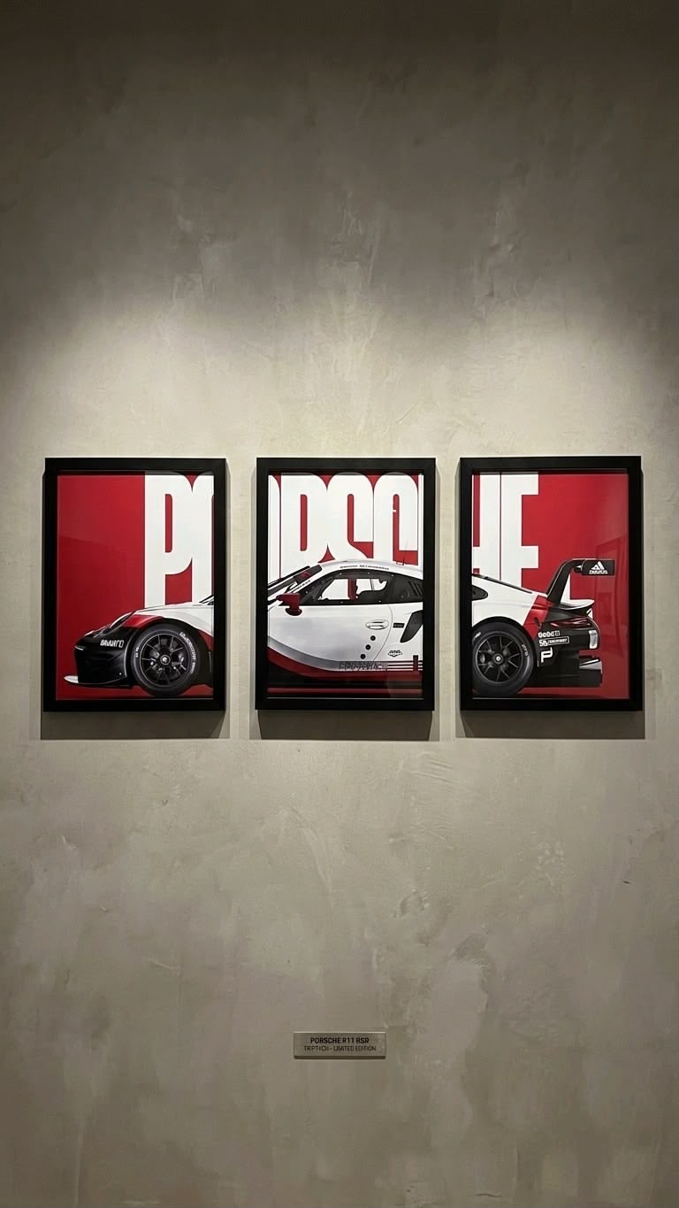 3-Piece Car Triptych Frame | Framery